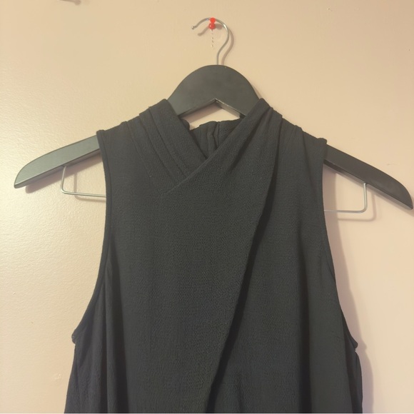 Anthropologie Maeve Raven Surplice Blouse Black Women Size 2 - Picture 6 of 10